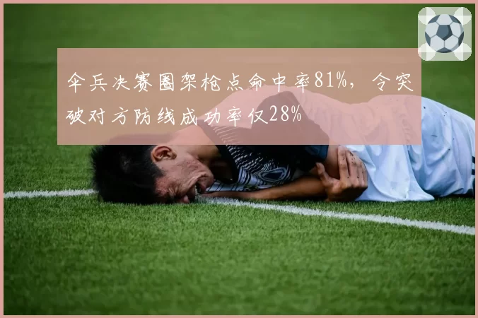 伞兵决赛圈架枪点命中率81%，令突破对方防线成功率仅28%